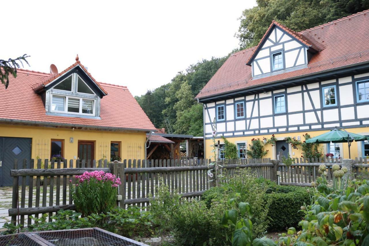 Ferienwohnung Am Tharandter Wald Grund Exterior foto