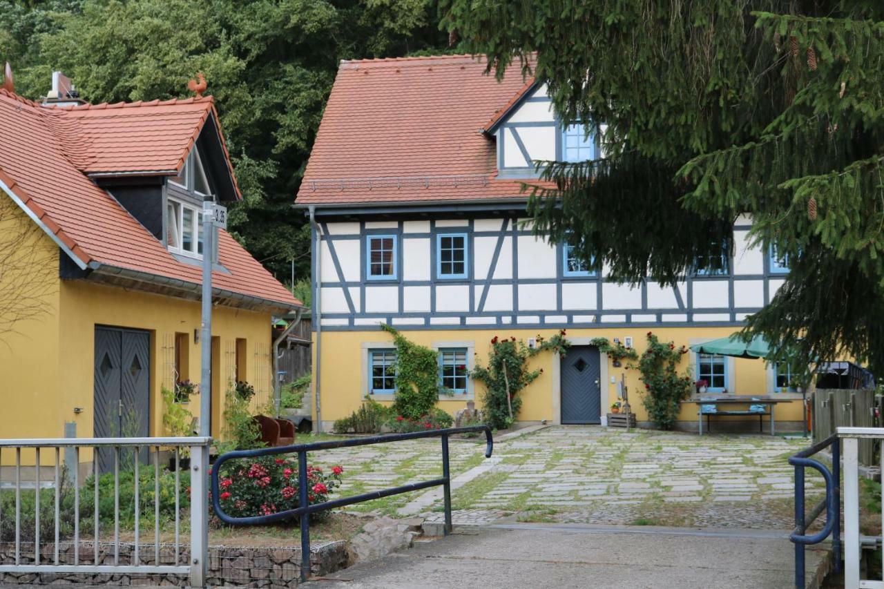 Ferienwohnung Am Tharandter Wald Grund Exterior foto